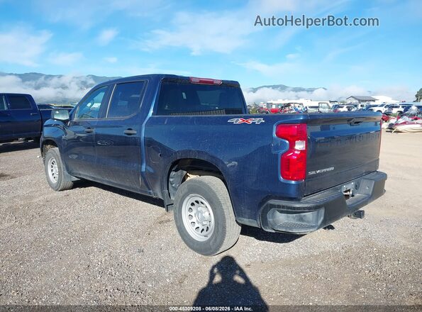 1GCUDAED9PZ229385 2023 CHEVROLET SILVERADO Blue Rear left