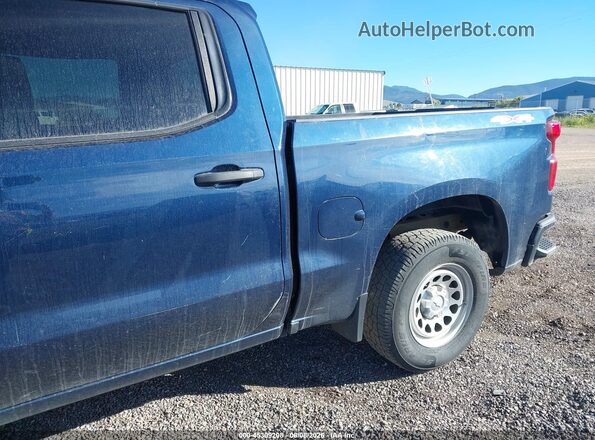 1GCUDAED9PZ229385 2023 CHEVROLET SILVERADO Blue Front view