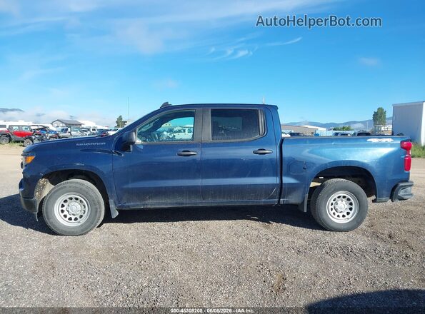 1GCUDAED9PZ229385 2023 CHEVROLET SILVERADO Blue 