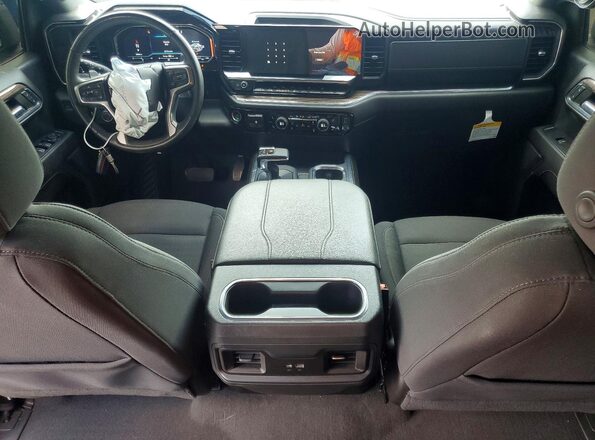 1GCUDDE80PZ220403 2023 CHEVROLET SILVERADO Серый Вид панели приборов