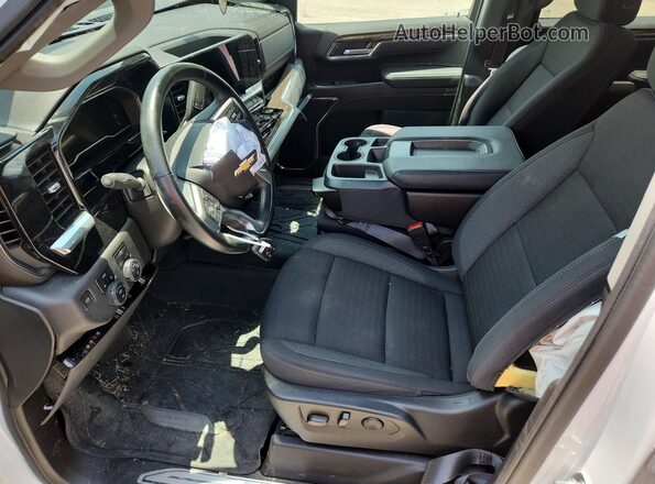 1GCUDDE83PZ287125 2023 CHEVROLET SILVERADO Белый Вид салона спереди