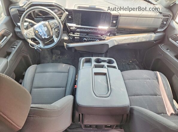 1GCUDDE83PZ287125 2023 CHEVROLET SILVERADO Белый Вид панели приборов