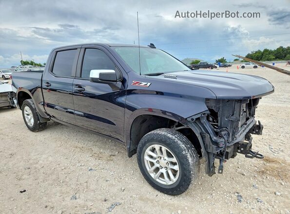 1GCUDDE84PZ274254 2023 CHEVROLET SILVERADO Черный Передняя правая четверть