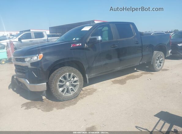 1GCUDDED0PZ209818 2023 CHEVROLET SILVERADO Черный Передняя левая четверть