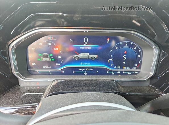 1GCUDDED0RZ360869 2024 CHEVROLET SILVERADO Blue ხელსაწყოთა პანელის ხედი