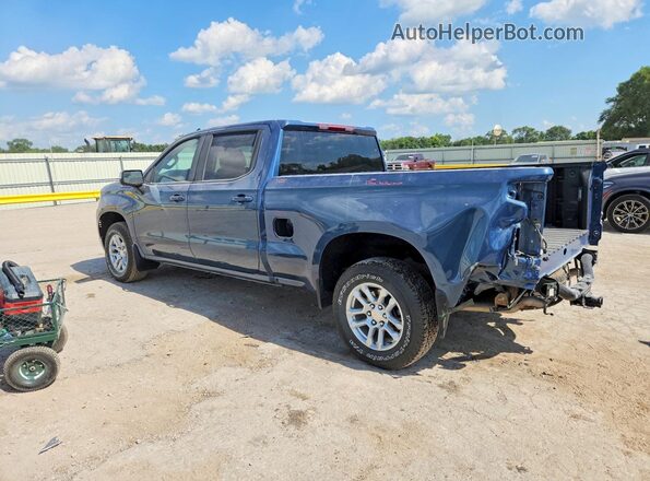 1GCUDDED0RZ360869 2024 CHEVROLET SILVERADO Blue უკანა მარცხენა