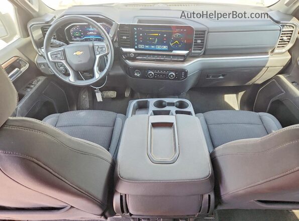 1GCUDDED0RZ360869 2024 CHEVROLET SILVERADO Blue წინა პანელის ხედი