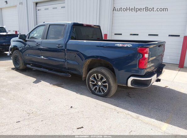 1GCUDDED3PZ247690 2023 CHEVROLET SILVERADO Blue Trasero izquierdo