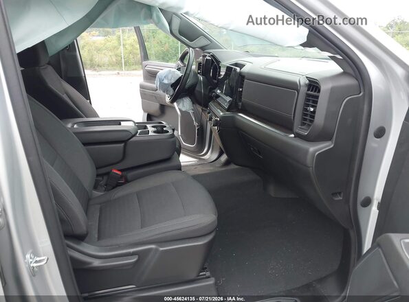 1GCUDDED4NZ565055 2022 CHEVROLET SILVERADO Gray წინა სალონის ხედი