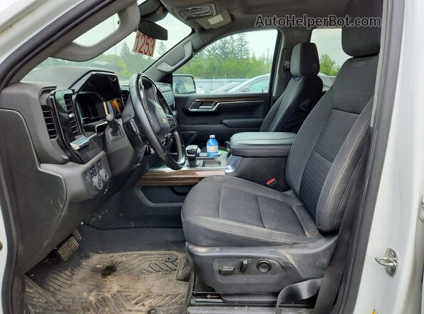 1GCUDDED5PZ271912 2023 CHEVROLET SILVERADO Белый Вид салона спереди