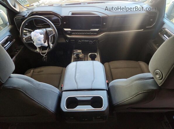 1GCUDDED5PZ328142 2023 CHEVROLET SILVERADO Gray Widok deski rozdzielczej
