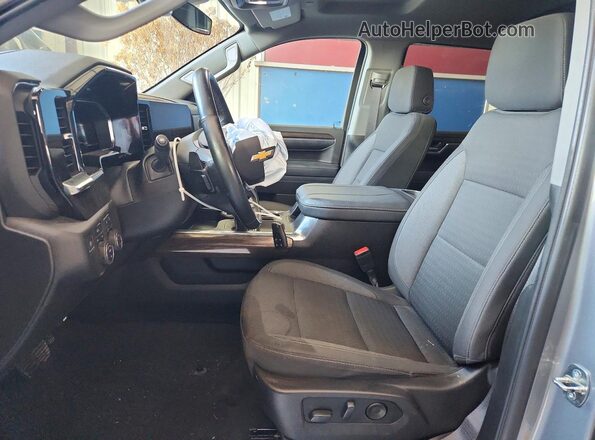 1GCUDDED5PZ328142 2023 CHEVROLET SILVERADO Gray Widok wnętrza z przodu