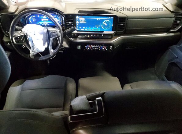 1GCUDDED7NZ568581 2022 CHEVROLET SILVERADO Red Dashboard view