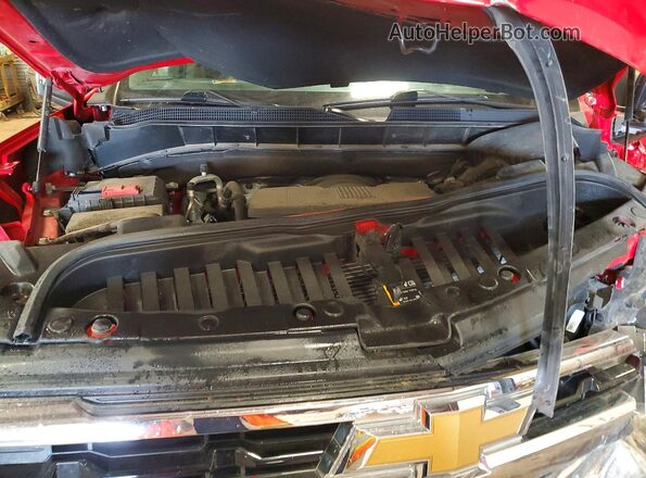 1GCUDDED7NZ568581 2022 CHEVROLET SILVERADO Red Rear interior view