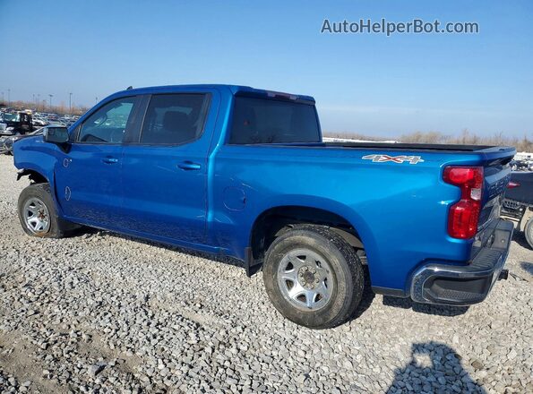 1GCUDDED9NZ556027 2022 CHEVROLET SILVERADO Blue Задня ліва чверть