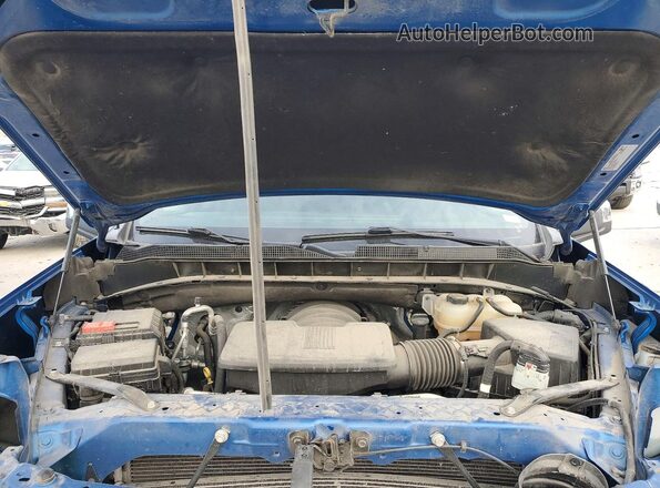 1GCUDDED9NZ556027 2022 CHEVROLET SILVERADO Blue Вид задньої частини салону