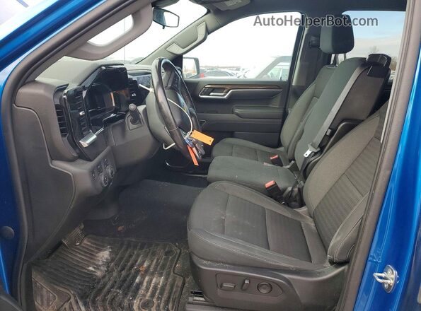 1GCUDDED9NZ556027 2022 CHEVROLET SILVERADO Blue Вид салону спереду