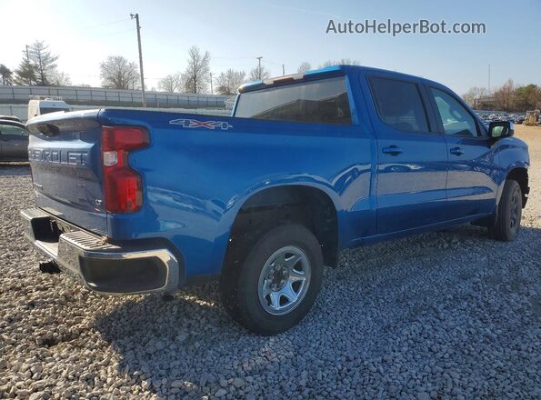 1GCUDDED9NZ556027 2022 CHEVROLET SILVERADO Blue Задня права чверть
