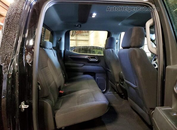 1GCUDEE80PZ236784 2023 CHEVROLET SILVERADO Black Հետևի նստատեղերի տեսք