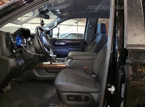 1GCUDEE80PZ236784 2023 CHEVROLET SILVERADO Black Սալոնի դիմացի տեսք