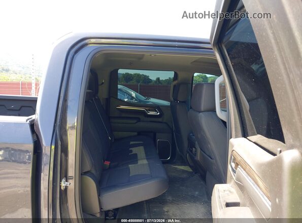 1GCUDEE80PZ281868 2023 CHEVROLET SILVERADO Gray Вид наклейки з VIN-кодом