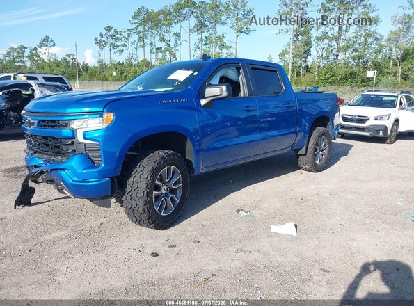 1GCUDEED3PZ102865 2023 CHEVROLET SILVERADO Blue Przód lewy