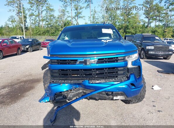 1GCUDEED3PZ102865 2023 CHEVROLET SILVERADO Blue Widok zestawu wskaźników