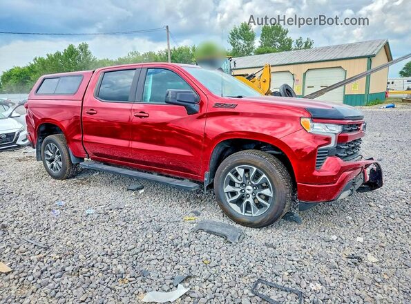 1GCUDEED4PZ333273 2023 CHEVROLET SILVERADO Burgundy წინა მარჯვენა