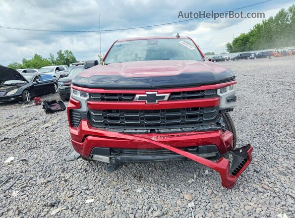 1GCUDEED4PZ333273 2023 CHEVROLET SILVERADO Burgundy წინა ხედი