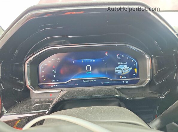 1GCUDEED4PZ333273 2023 CHEVROLET SILVERADO Burgundy ხელსაწყოთა პანელის ხედი