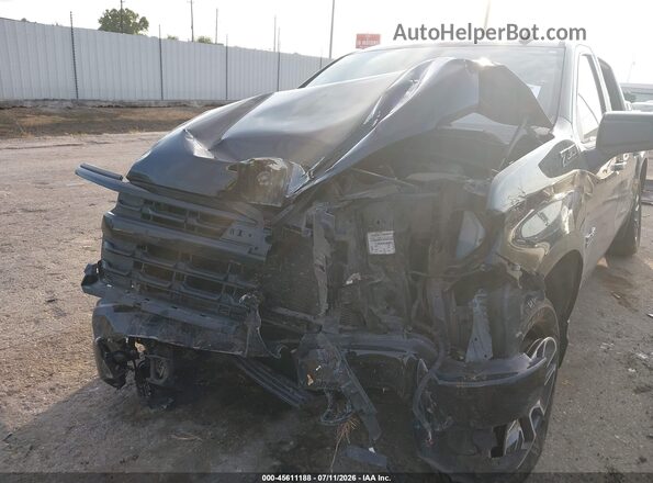 1GCUDEED4RZ307307 2024 CHEVROLET SILVERADO Black Front view