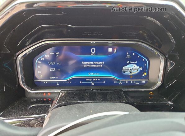 1GCUDEED8NZ549995 2022 CHEVROLET SILVERADO White Սարքավորումների վահանակի տեսք
