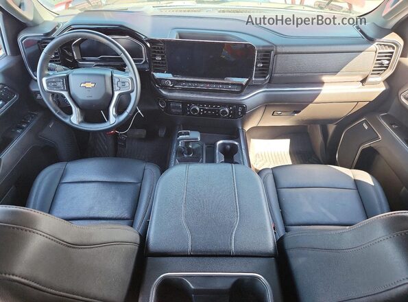 1GCUDGE80RZ204593 2024 CHEVROLET SILVERADO Red Առջևի վահանակի տեսք