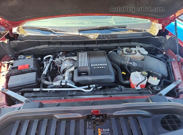 1GCUDGE80RZ204593 2024 CHEVROLET SILVERADO Red Սալոնի հետևի տեսք