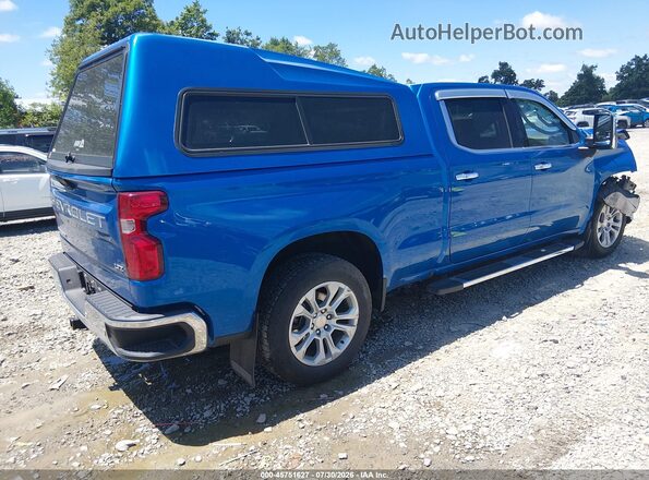 1GCUDGE84PZ230692 2023 CHEVROLET SILVERADO Синий Задняя правая четверть