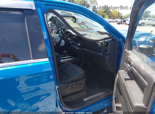 1GCUDGE84PZ230692 2023 CHEVROLET SILVERADO Синий Вид салона спереди