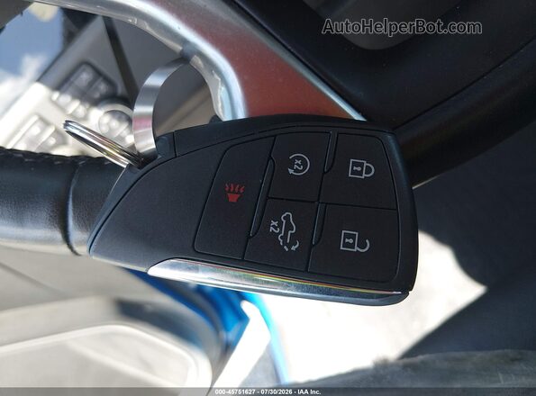 1GCUDGE84PZ230692 2023 CHEVROLET SILVERADO Синий Вид панели приборов