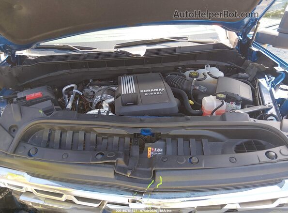 1GCUDGE84PZ230692 2023 CHEVROLET SILVERADO Синий Вид сзади