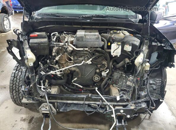 1GCUDGE86PZ225462 2023 CHEVROLET SILVERADO Black Вид задньої частини салону