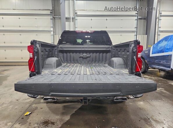 1GCUDGE86PZ225462 2023 CHEVROLET SILVERADO Black Вид ззаду