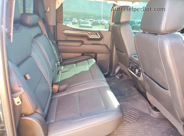 1GCUDGE87PZ129405 2023 CHEVROLET SILVERADO Black უკანა სავარძლების ხედი