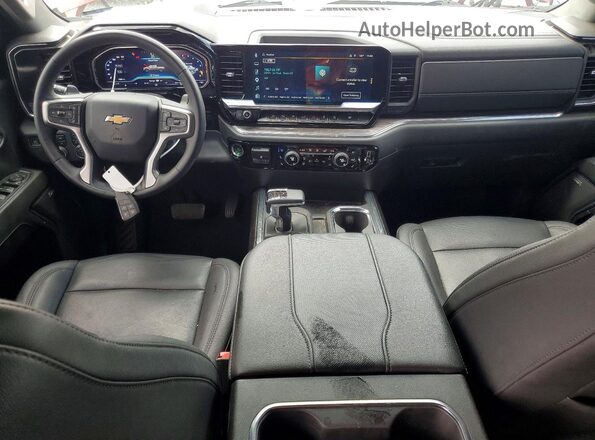 1GCUDGE88PZ279961 2023 CHEVROLET SILVERADO Красный Вид панели приборов