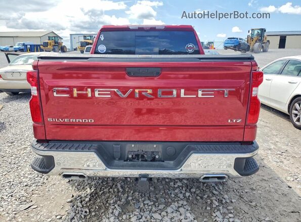 1GCUDGE88PZ279961 2023 CHEVROLET SILVERADO Красный Вид сзади