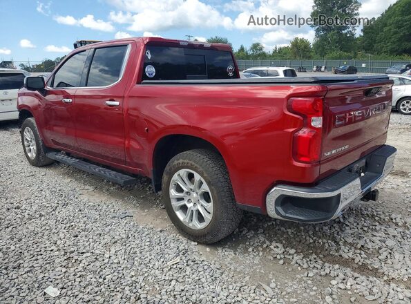 1GCUDGE88PZ279961 2023 CHEVROLET SILVERADO Красный Задняя левая четверть
