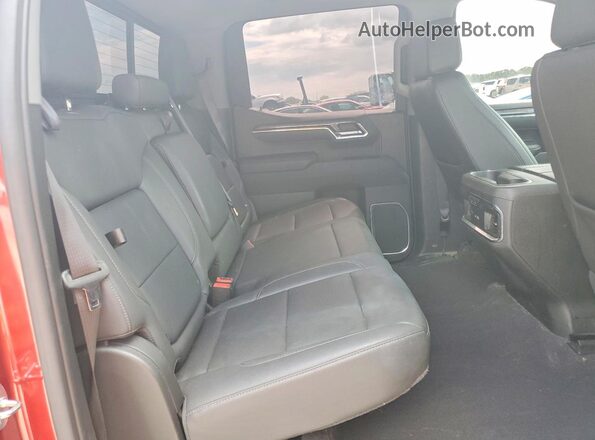 1GCUDGE88PZ279961 2023 CHEVROLET SILVERADO Красный Вид задних сидений