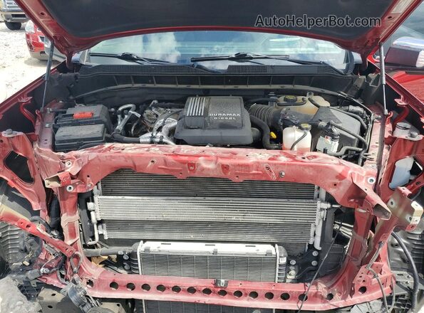 1GCUDGE88PZ279961 2023 CHEVROLET SILVERADO Красный Вид задней части салона