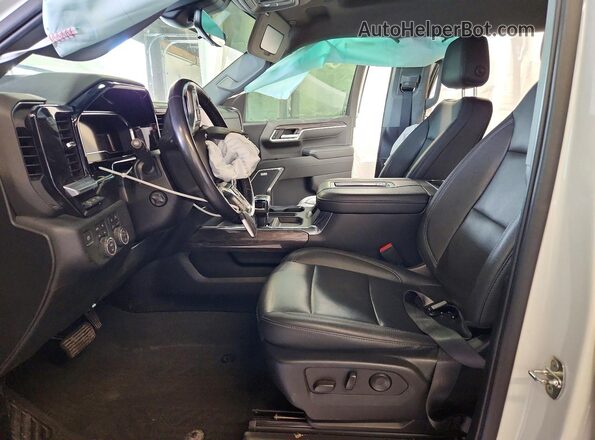1GCUDGED5NZ548413 2022 CHEVROLET SILVERADO White Вид салону спереду