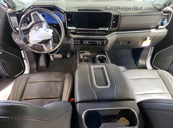 1GCUDGED5NZ548413 2022 CHEVROLET SILVERADO White Вид панелі приладів