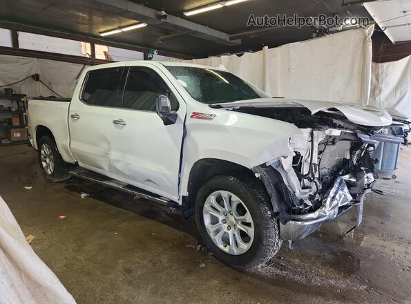 1GCUDGED5NZ548413 2022 CHEVROLET SILVERADO White Передня права чверть