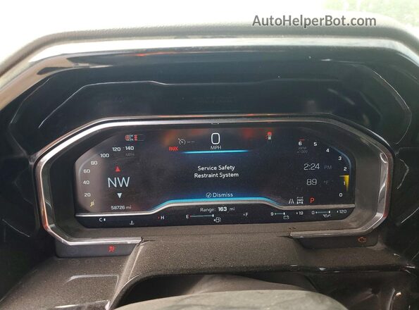 1GCUDGED9RZ103811 2024 CHEVROLET SILVERADO Белый Вид щитка приборов